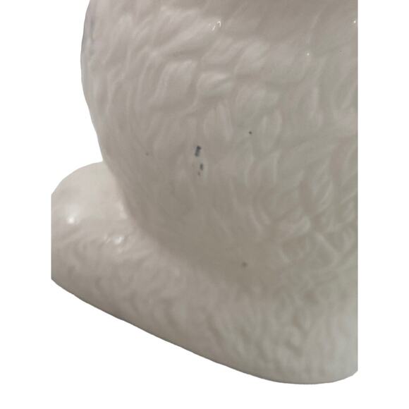 Vintage Caroling Polar Bear & Penguin Christmas Cookie Jar Ceramic W/Box CELLAR - Picture 5 of 16